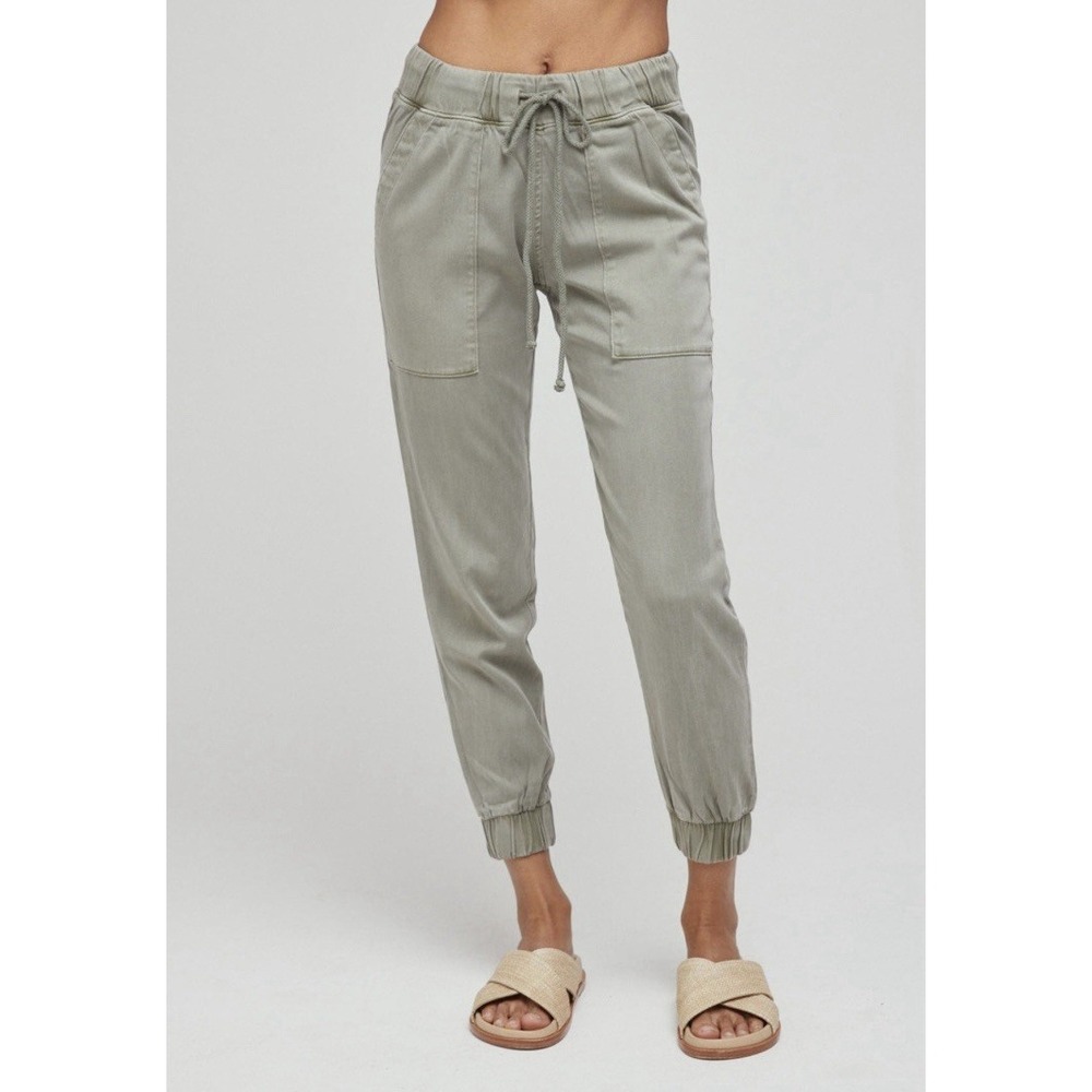 Bella Dahl Pocket Jogger Women's  Size Large Gray With Drawstring $145 Value‎